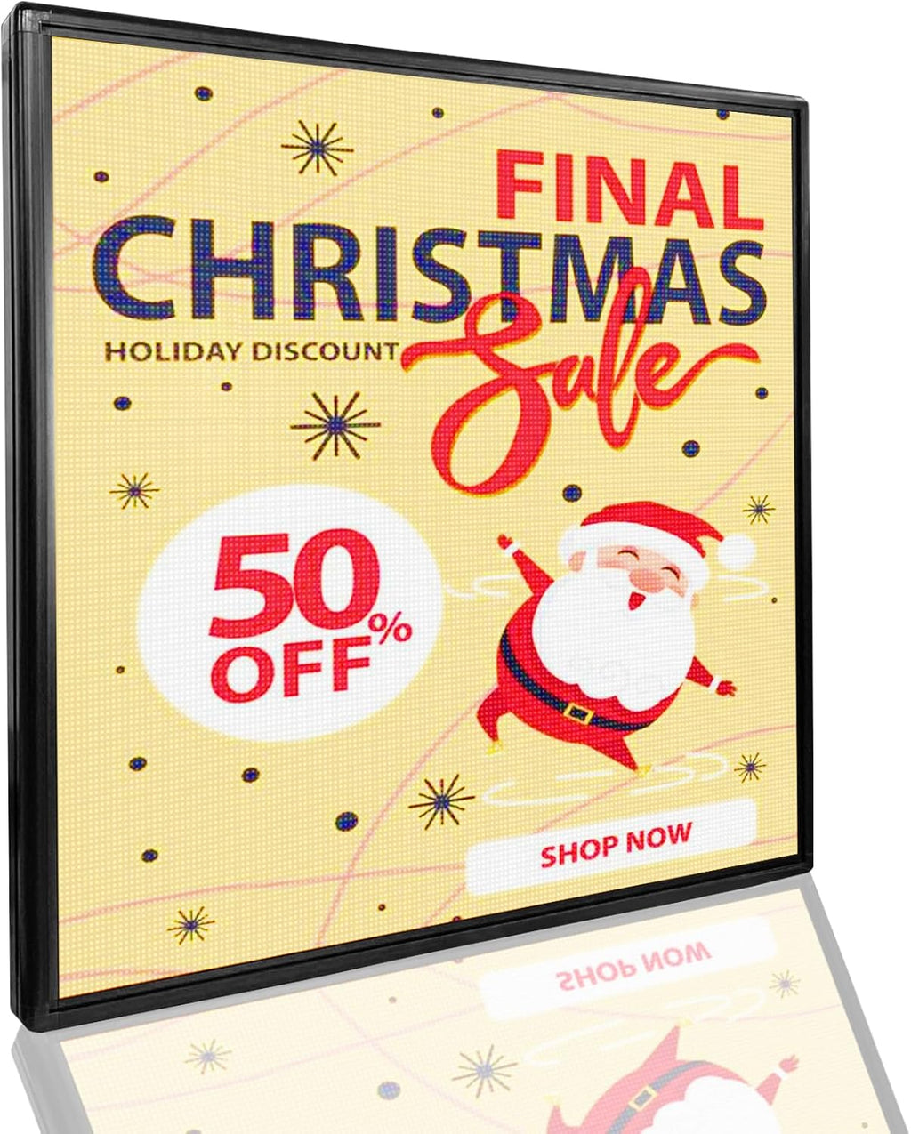 P6 Outdoor Full Color 40'' x 40'' Scrolling LED Display Digital Signage For HD images and HD Video led Sign Electronic Message Board With High Brightness For Store Advertising