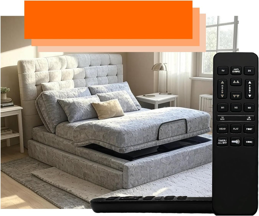 Adjustable Bed Remote for Richmat HJH55 Adjustable Bed Replacement Parts