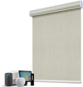 SmartWings Motorized 100% Blackout Shades Blinds, Custom Size, Cordless Window Shades with Rechargeable Battery, Work with Matter/Apple HomeKit, Alexa, Thread/Zigbee, Remote Optional, Vigor Cream