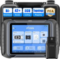 XTOOL D8W OBD2 Scanner Diagnostic Tool Wireless Bidirectional Scan Tool with Topology, ECU C0ding, 42 Reset, Active Tests, Crankshaft Relearn, All System PMI, CANFD/DoIP FCA, 3-Yr Update
