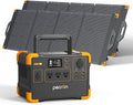 Pecron E600LFP Portable Solar Generator with 2x200W Solar Panel, 614Wh LiFePO4 Battery Backup, Power Station for Camping, Emergency, RV, Off-Grid Living