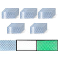 Glow in The Dark Reflective Stickers 1 inch X 2 inch for Truckskes, Warning Strong Safety Adhesive Reflective Strips (50 Pcs)