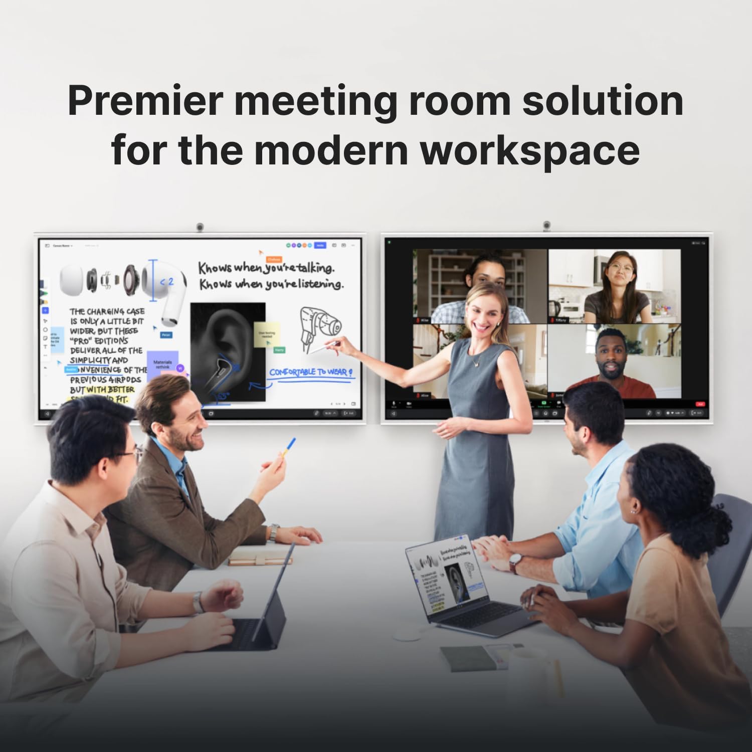 NearHub S Pro 4K UHD Smart Board,65” Windows 11 Interactive Whiteboard for Business &Education,Touchscreen Display with Built-In Camera &Microphones,All-in-One Collaboration Device for Hybrid Meetings