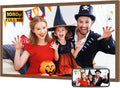 Large Digital Picture Frame 32-Inch-WiFi-Photo-Frame - FHD IPS Digital Frame, Remote Control, Auto-Rotate, Load Photo Video from Phone via APP Email, Free Cloud Storage, Dark Wood Grain, Gifts for Mom