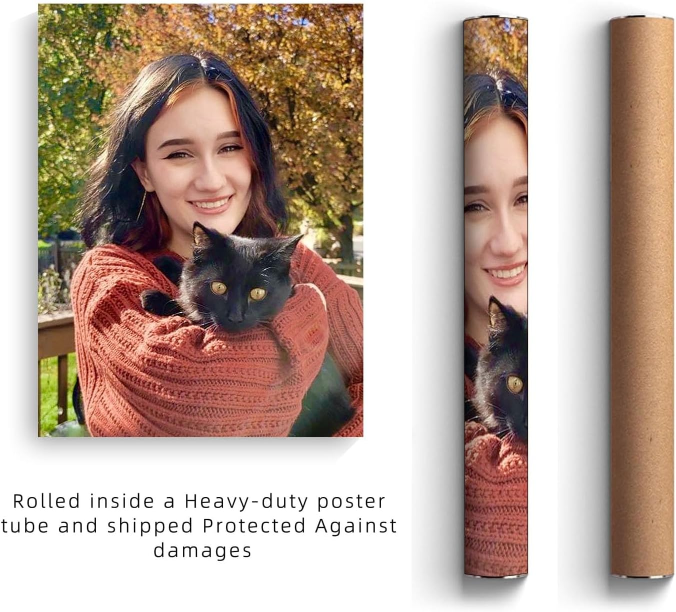 YXIMOX Custom Canvas Prints with Your Photos, Personalized Wall Art, Home Decor,Custom Canvas Print, Made in USA(11"x16", Unframed)