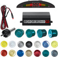 Parking Sensor Kit Backup Sensor Kit Reverse Sensor for Car 18 Color Options for Probes Adjustable Alarm Volume Professional Sensore de Reversa para Carro Safe Driving Assistant（Green）