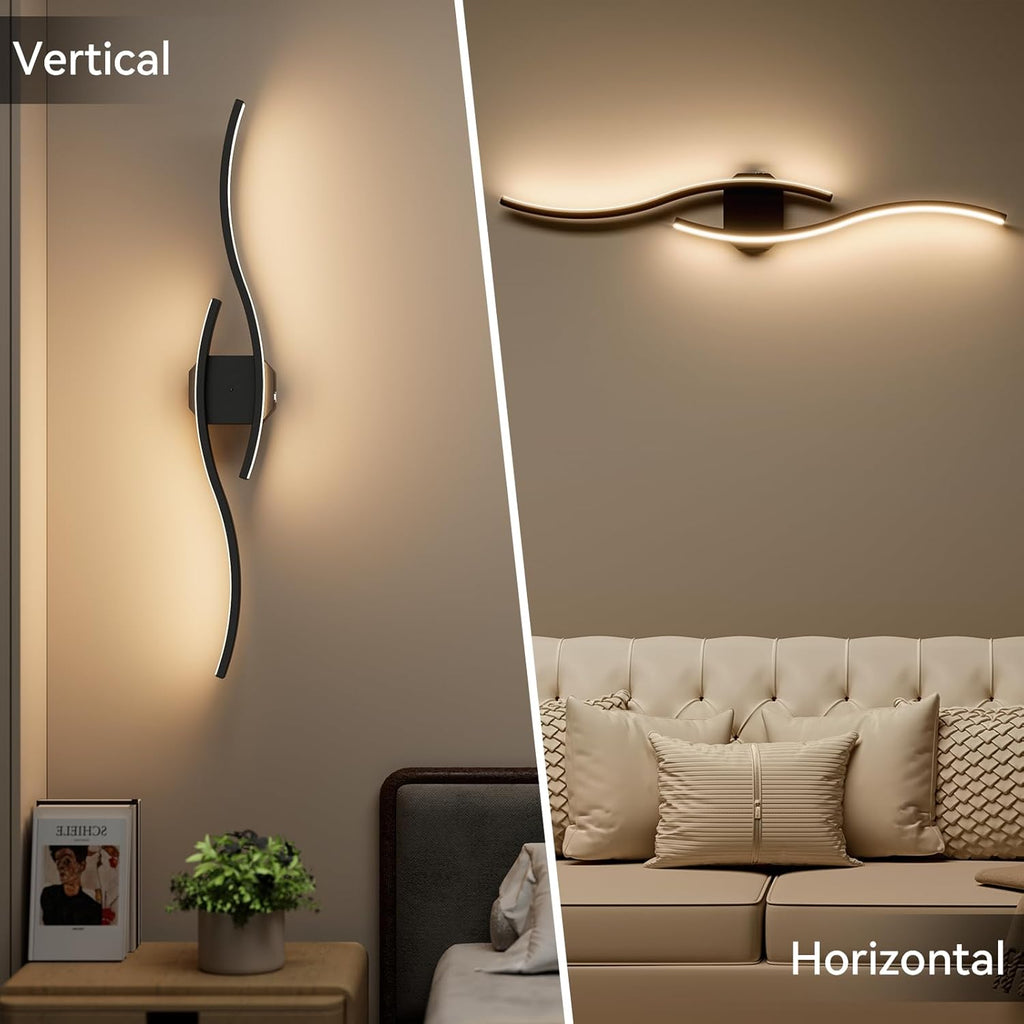 40 Inch Battery Operated Wall Sconces Set of Two, Wireless Wall Sconce With Remote Control, Rechargeable Sconces 3000K-6500K, RGB Dimmable Wall Lights for Living Room, Hallway, Bedroom (40 inch 1Pack)