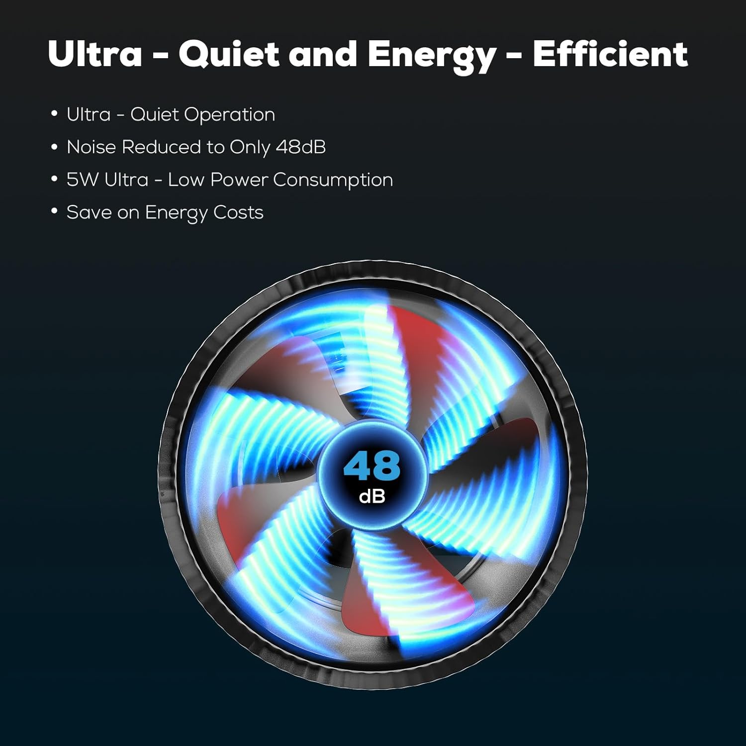 4 Inch Inline Duct Fan with Speed Controller –130 CFM, Ultra-Quiet 48dB, 5W Energy Efficient – for Grow Tents, Hydroponics, Attic, Greenhouse, Ventilation, Exhaust (4in Inline Fan)