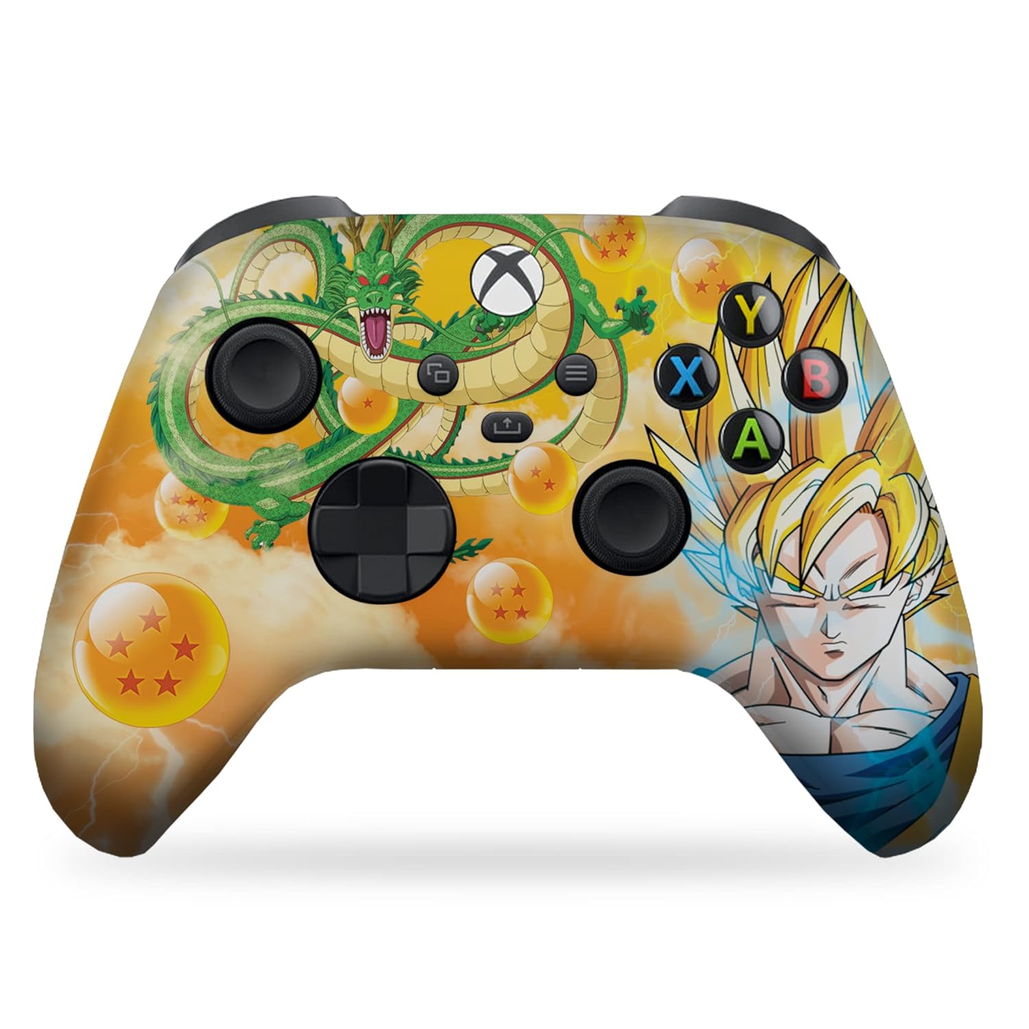 DreamController Go-Ku Custom X-box Controller Wireless compatible with X-box One/Series X/S Proudly Customized in USA with Permanent HYDRO-DIP Printing (NOT JUST A SKIN)