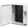 Outdoor Electrical Junction Box, ABS Water Resistant Enclosure with Internal Mounting Panel & Hinged Cover, 9.2" H* 7" L* 4.6" W