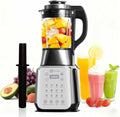 Blenders for Kitchen 1500W Stainless Steel Professional Blender for Smoothies, 59oz Glass Jar Countertop Blender with Tamper, Food Processor with Heating, 14 Smart Programs, ASH01-S Pro Auto Clean