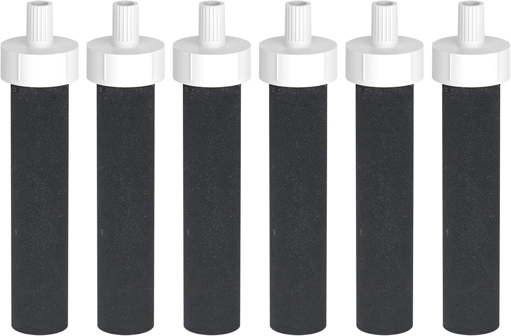 AQUA CREST Water Bottle Filter, Replacement for Brita® BB06, Brita® Hard Sided, Stainless Steel and Plastic Bottle Filter, 6 Count