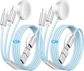 Temdan 2Pack for Apple Watch Charger, 3 in 2 Multi Charging Cable, iPhone Charger, USB A/Type C/Lightning Cable, Portable Travel Essentials Designed for iWatch Ultra/SE/10-1 & iPhone 16-12/ iPad-5Ft