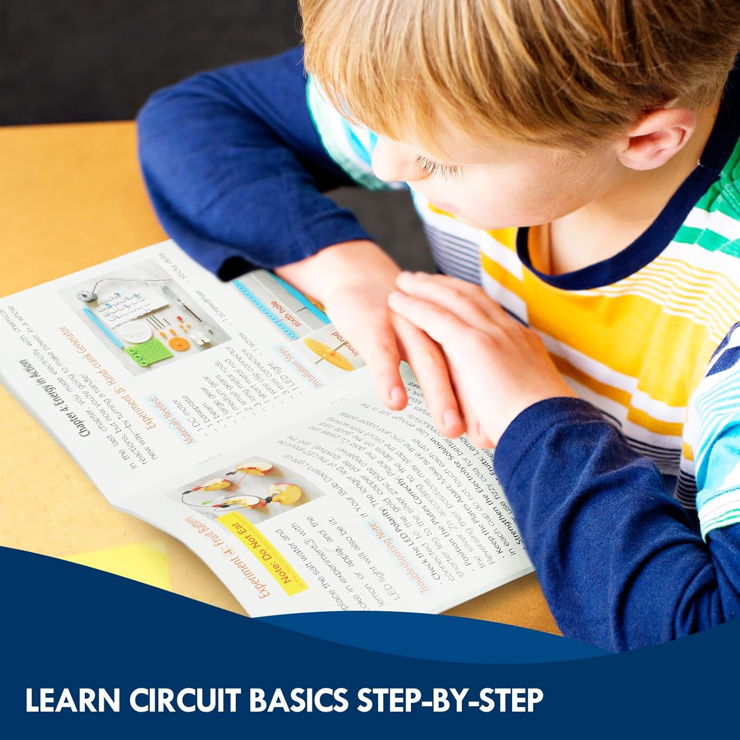 Science Circuit Kit Electricity for Kids Age 8-12, STEM Electrical Circuits Light Bulb Experiment, Electric Energy Technology Project Kits, STEAM Toys Science Gifts for 8 9 10 Year Old Boys Girls