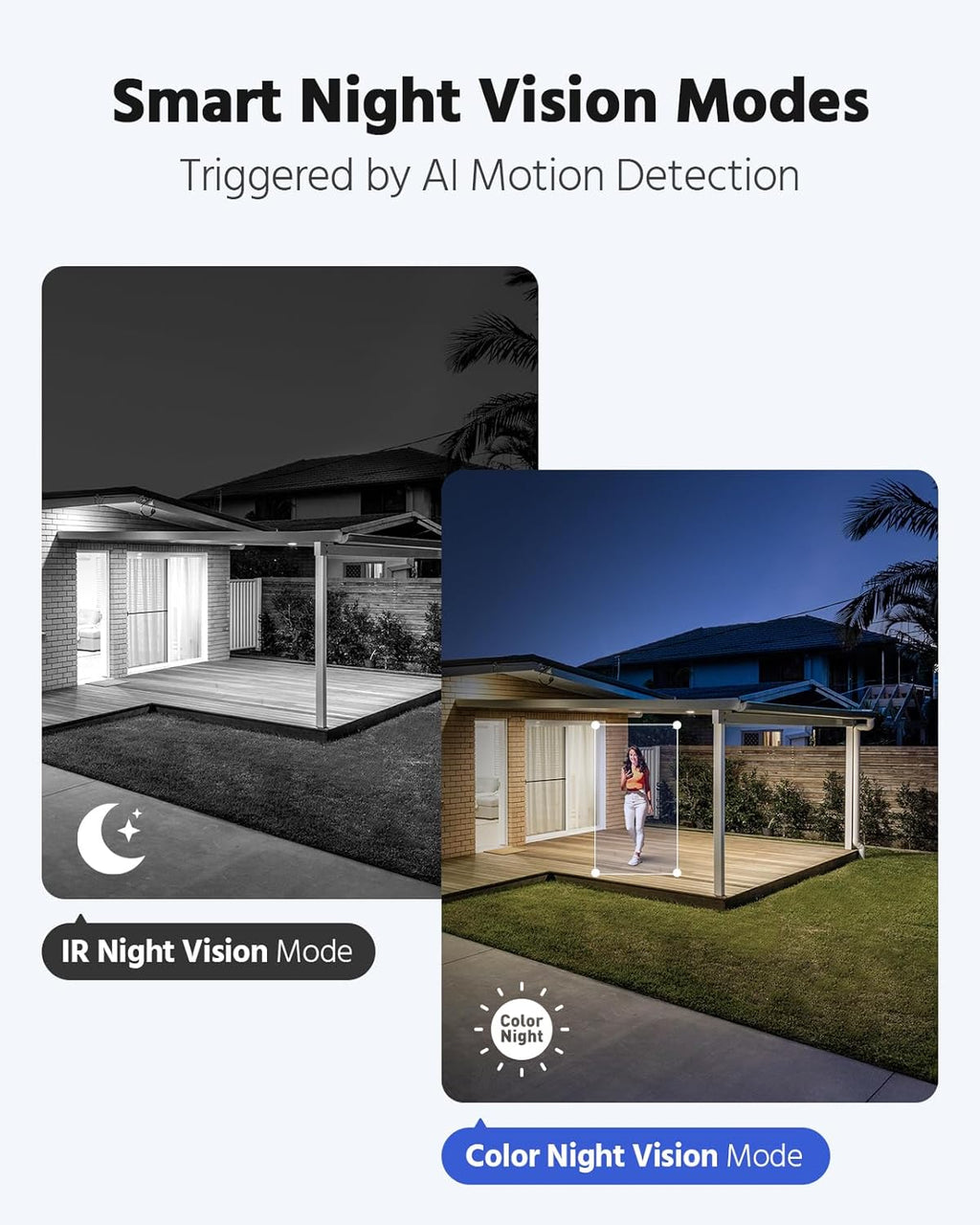 ANNKE 2MP Two-Way Audio Security Camera System, 8CH 3K Lite DVR, 4pcs 1080P CCTV White Wired Cams with Color Night Vision, AI Motion Detection, Smart AcuSearch, 2TB HDD for Outdoor Home Surveillance