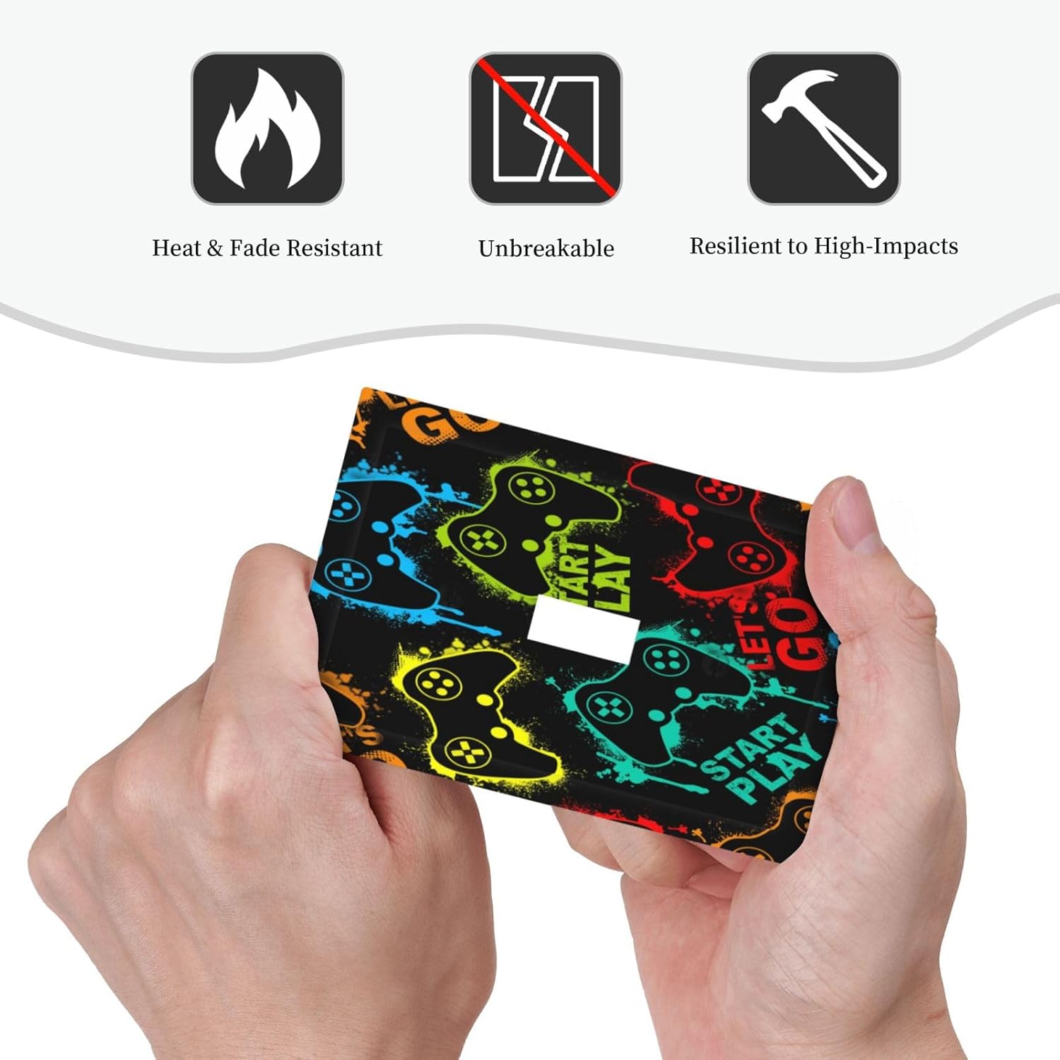 Decorative Light Switch Plate Covers Gamepad Theme Graffiti 1 Gang Light Switch Cover Plate Single Toggle Wall Plate Outlet Covers Faceplate for Game Room Bedroom Decor （2 Pack）