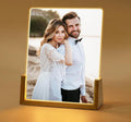 NAZENTI Personalized Picture Frame with Led Light, Custom Photo Collage Frame Lamp, Custom Picture Gifts, Couple Photo Lamp, Wedding Gift for Couple, Valentine Day Gifts for Girlfriend Boyfriend