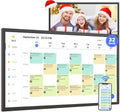 32" Smart Digital Calendar for-Family-Business-Planner - Electronic Calendar for Business Chore Chart, Touchscreen Display for Family Schedules, Auto-Sync Google iCloud Outlook Calendars for Kid Adult