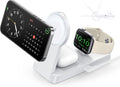 3 in 1 Magnetic Wireless for iPhone Charging Station: Foldable Portable Charger for iPhone 17-12 Pro Max & Apple Watch & AirPods, for Apple Multiple Devices Charger for Home,Office&Travel