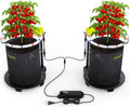 Saturn480 Under-Canopy Grow Light, 48W Full Spectrum LED Grow Lights for Indoor Plant Seeding Vege Boom, Adjustable Stand 12-22inch, 3-in-1 Controller Plant Light for 2x2/3x3 Grow Tents