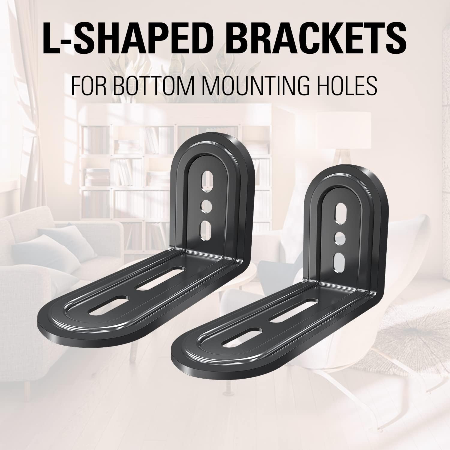 Mounting Dream Soundbar Mount Fits Most Sound Bars Up to 15 lbs, Mounting Soundbar Above or Under TV, Sound Bar Mounting Brackets for TV, Sound Bar Mount with Detachable Extension Plates MD5422