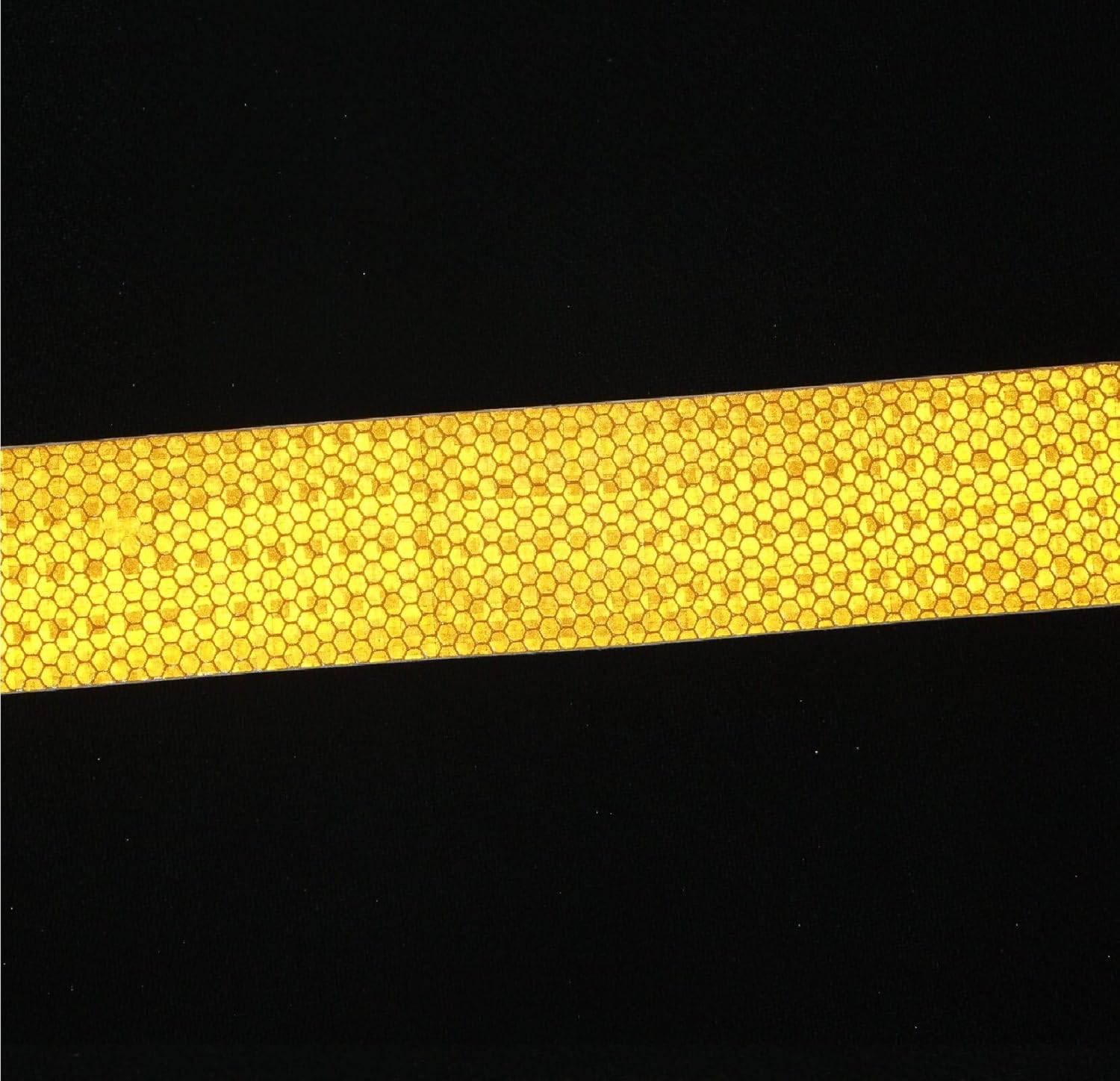 Yellow Reflective Tape 2 inch Wide, Outdoor Waterproof High Visibility Warning Industrial Marking Tape, Safety Stickers (68 feet,5 Rolls)