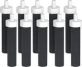 AQUA CREST Water Bottle Filter, Replacement for Brita® BB06, Brita Hard Sided, Stainless Steel and Plastic Bottle Filter, 10 Count