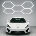 Neatfi LED Hexagon Garage Lights with 14,400 Lumens, 6500K, 192W, Hexagon Lights for Garage, Auto Shops, Car Detailing, Basements, Warehouses, Barber Shops, Beauty Salon, & Gym (5 Hex, Cool White)