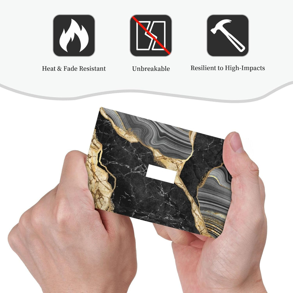 Decorative Light Switch Plate Covers Modern Abstract Black Gold Marble 1 Gang Light Switch Cover Plate Single Toggle Wall Plate Outlet Covers Faceplate for Bathroom Decor （2 Pack）