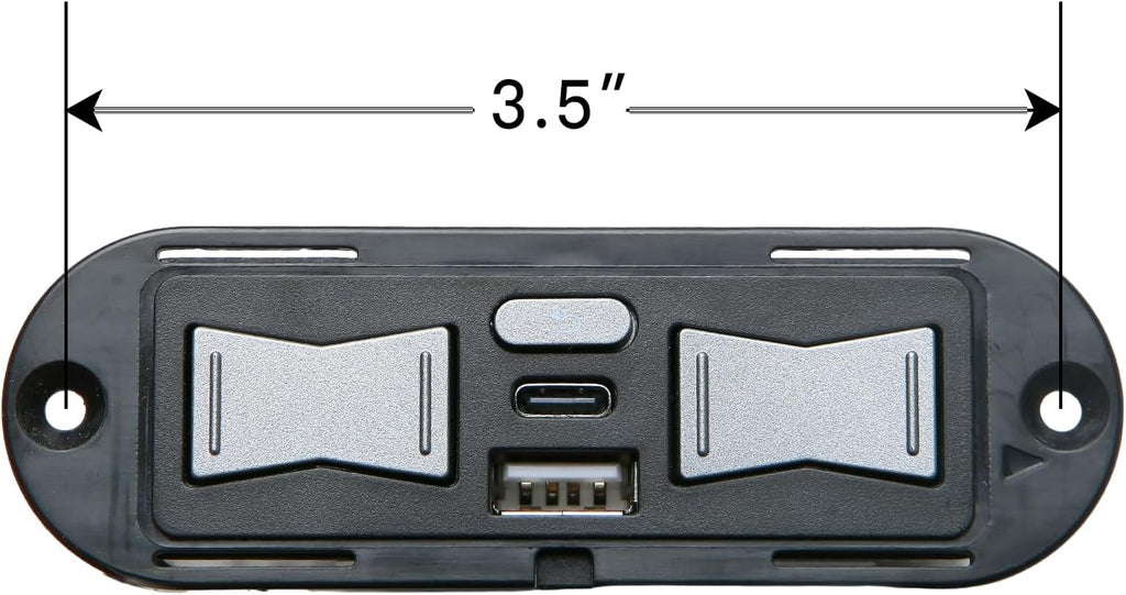 Uetmulik Recliner Emomo USB Type A and C Port 5 Button 5 Pin Hand Control Model HX90HU2 for Lift Chair