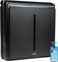 Rabbit Air, A3 SPA-1000N Air Purifiers for Home, Ultra Quiet HEPA Air Purifier - Wall Mountable Air Purifiers for Home Large Room, Allergies, Dust, Mold, Smoke & VOCs - (Black, Odor Remover Filter)
