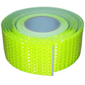 Fluorescent Green Reflective Tape Outdoor Waterproof 3 inch Wide, High Visibility Warning Industrial Marking Tape, Safety Stickers (168 feet)