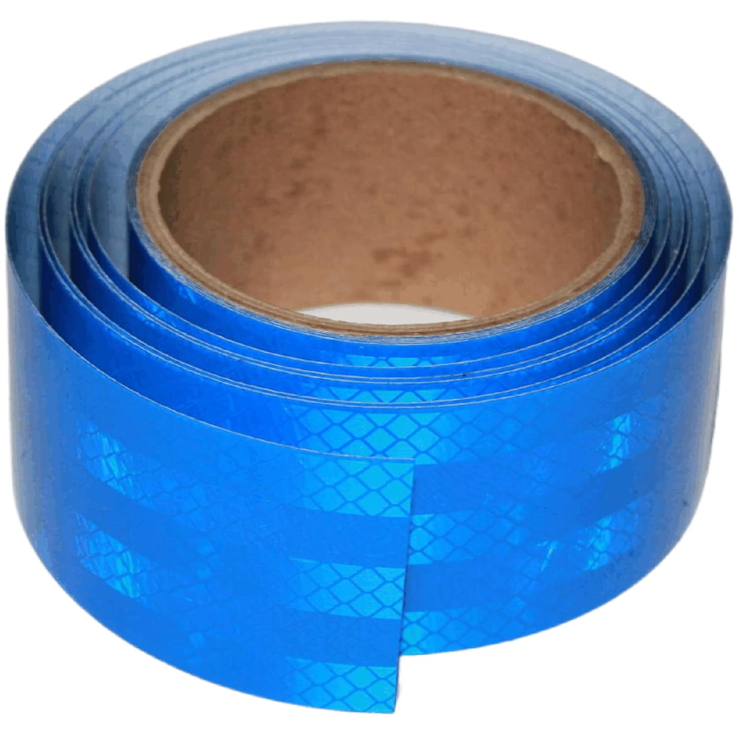 Non Fading Reflective Tape Blue 2 inch, Outdoor Waterproof High Visibility Warning Industrial Marking Tape, Safety Stickers (11 feet)
