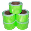 Green Reflective Tape Outdoor Waterproof 3 inch Wide, High Visibility Warning Industrial Marking Tape, Safety Stickers (68 feet,5 Rolls)