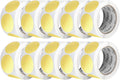 Perco Metallic Gold 2-Inch Perforated Circle Dot Sticker Labels — 10 Rolls, 5,000 Round Stickers — with Permanent Adhesive for Awards, Product Seals, Gift Packaging, Event Marking — Made in USA