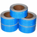 Blue Reflective Tape 2 inch Wide, Outdoor Waterproof High Visibility Warning Industrial Marking Tape, Safety Stickers (68 feet,5 Rolls)