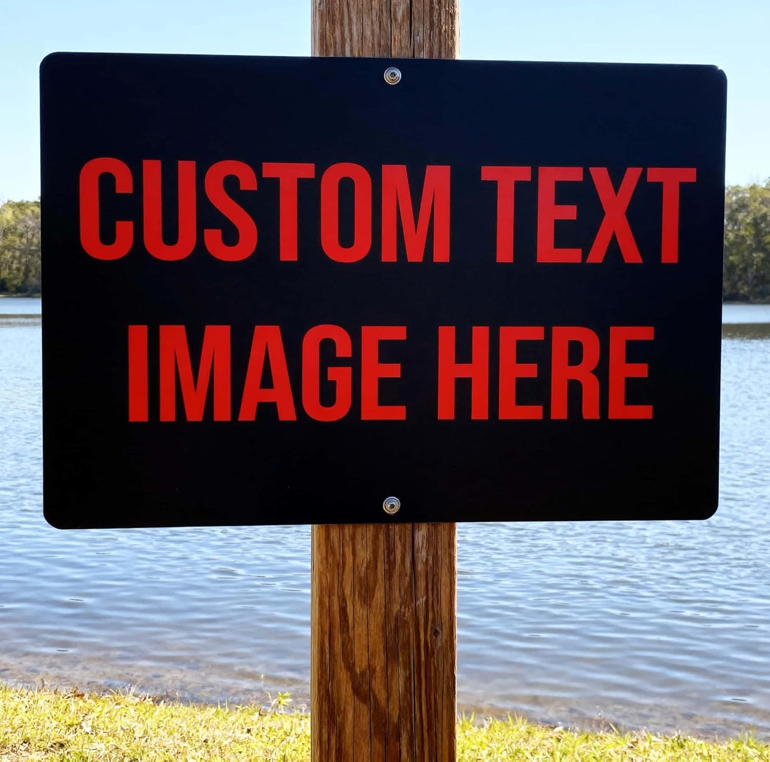 Custom Metal Signs Outdoor, 14x10 Inch, Engineer Grade Reflective Option, .040 Rust-Free Aluminum, UV Protected, Weather/Fade Resistant