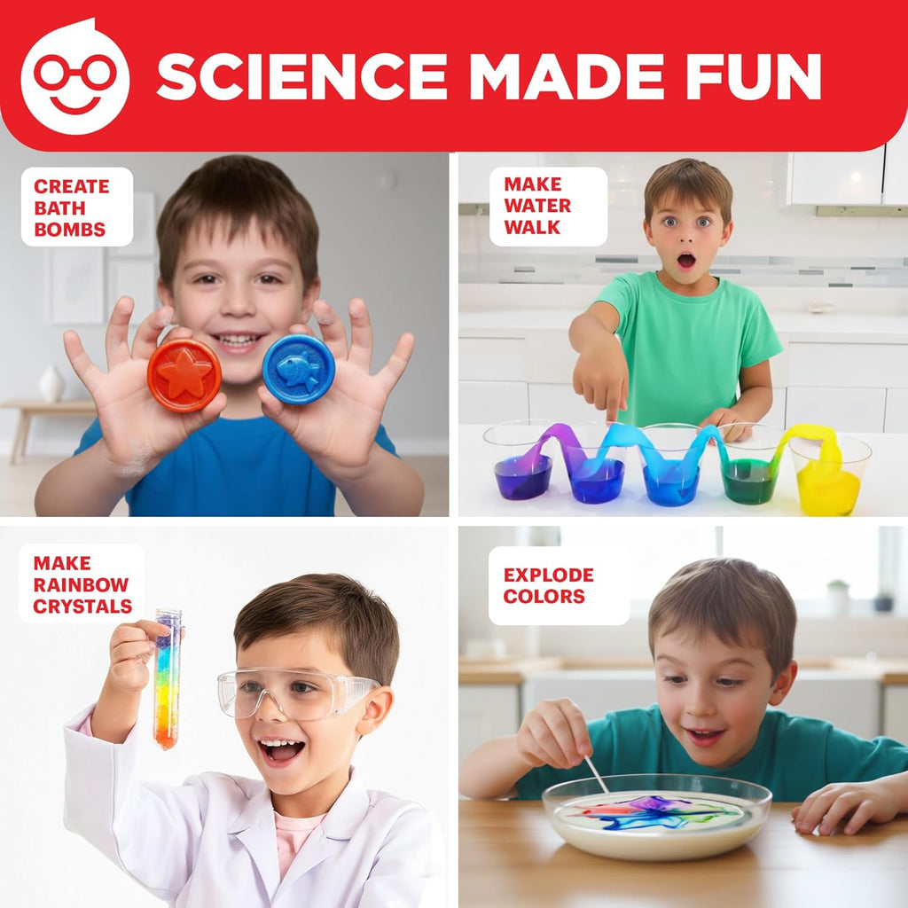 Doctor Jupiter Ultimate Science Kit, Chemistry Set for Kids Ages 8-10-12-14 Ideas for Boys & Girls 8,9,10+ Years Old| STEM Toy with 135+ Experiments| Learning & Educational Projects