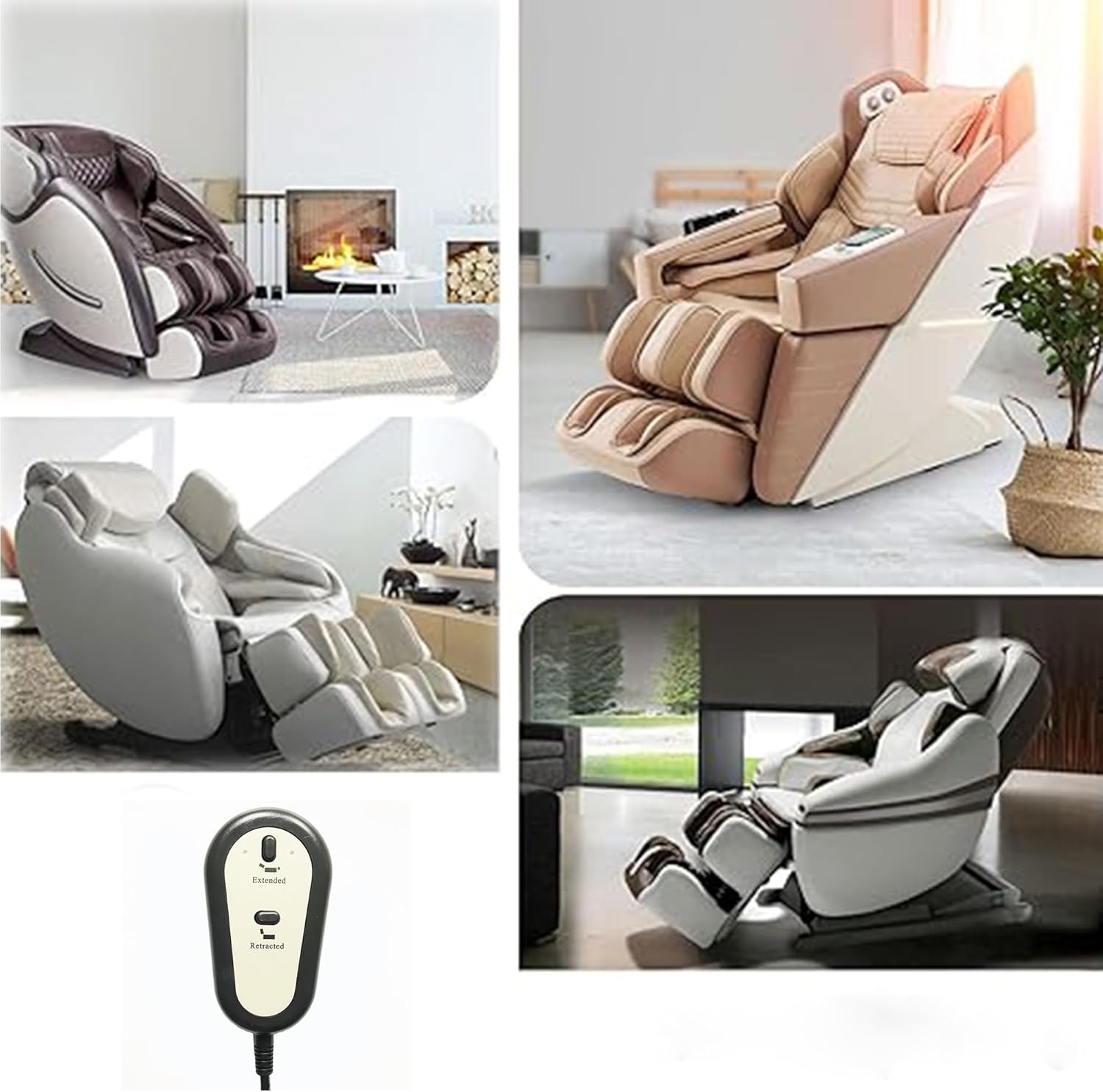 Lift Chair Remote Replacement,2 Button Chair Lift Remote Control,5 Pin Plug Recliner Replacement Fixed Electric Sofa Recliner Lift Handle
