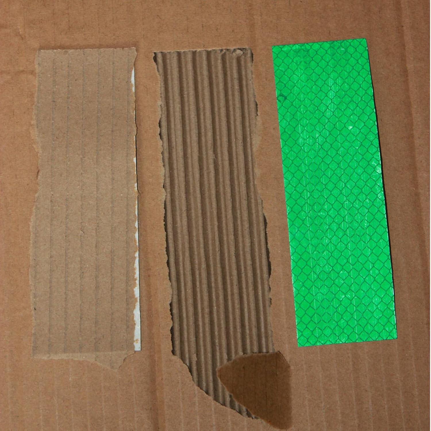 Non Fading Green Reflective Stickers 2 inch X 6 inch, Outdoor Waterproof High Visibility Warning Safety Adhesive Reflector Tape (50 Pcs)