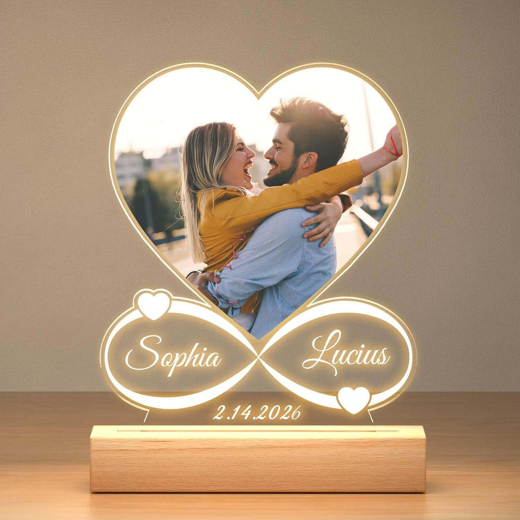 Custom Picture Frames, Personalized Photo Frame, Customized Picture Frames, Personalized Anniversary Valentines Day Gifts for Women Men Her Him Girlfriend Boyfriend Mom Dad Couple Baby Kid Family Pet