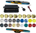 New Features Forward and Reverse Parking sensors, Option to Measure Distance in inches, bidirectional Display Option, and Customizable Digital Direction 18 Color Probes to Choose from(Gold)