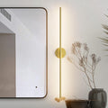 40In Modern Gold Bathroom Sconce Vanity Light Over Mirror Hardwired 3000K Bathroom Light Fixture 360° Rotatable for Bedroom Living Room