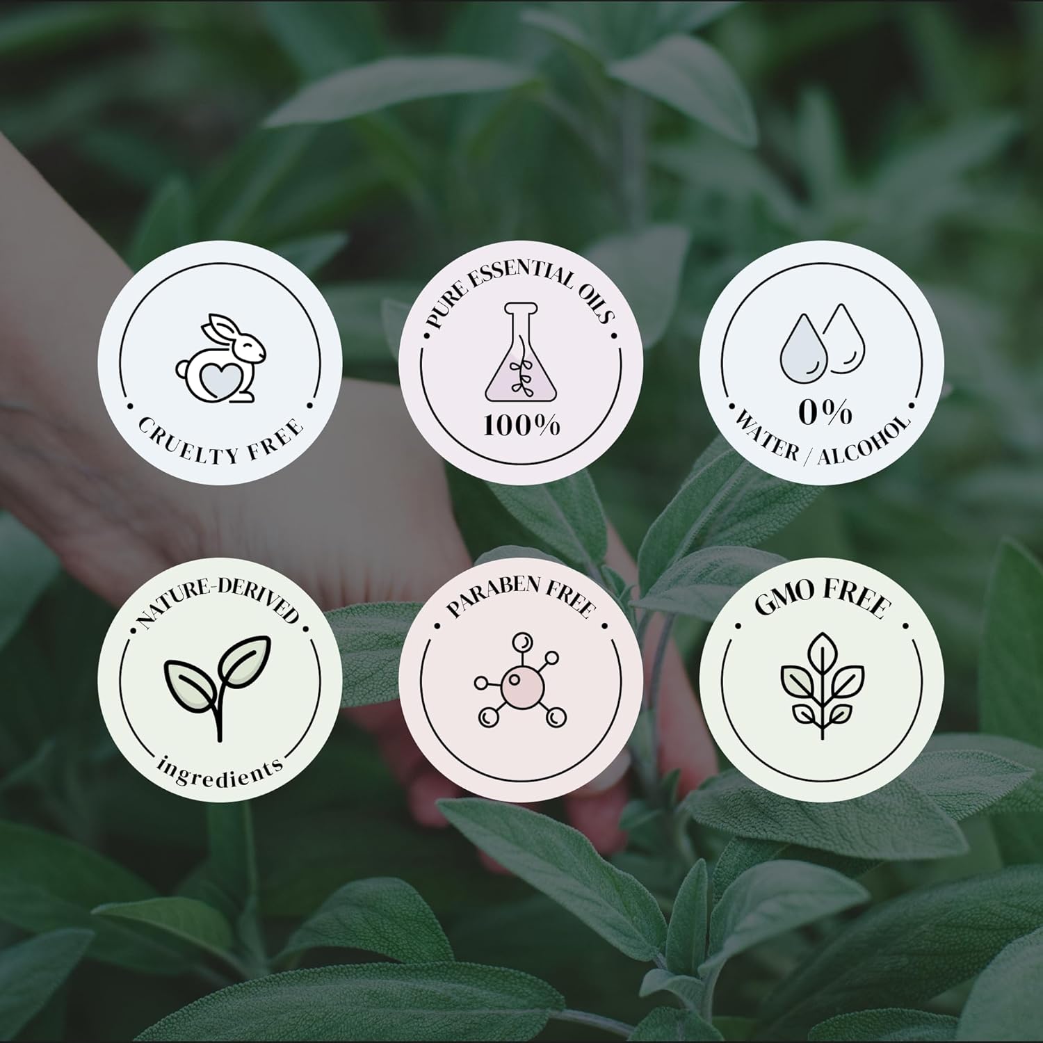 Lemongrass & Sage Essential Oils for Diffusers for Home, Nature-derived Essential Oil, Long-Lasting & Family-Friendly Diffuser Oils Scents, IFRA Certified, Cold Air & Ultrasonic - 0.33 oz