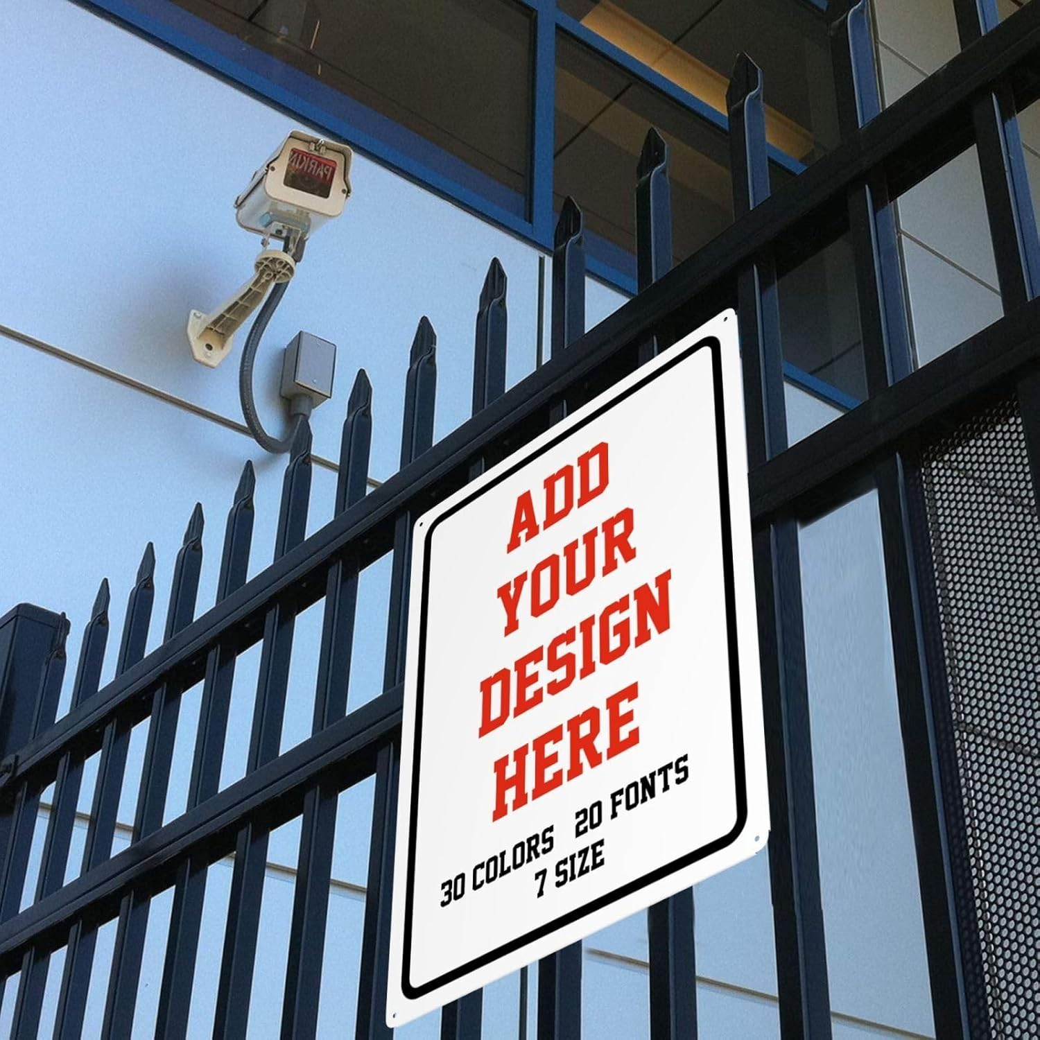 Custom Signs Outdoor Metal Sign - 8 x 12 Personalized Signs for Business, Workplace, Office, Home, Delivery Signs, Road Signs, Garden Signs, Hazard Signs, Intersection Signs, Parking Signs, Decorative Signs
