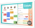 Cozyla Digital Calendar+ 2: 24 inch Wall Planner Touch Screen Chore Chart Customize Dashboard Smart Electronic Calendar for Family Schedules Meal Planner Support Any Google Play App Wall Mount White