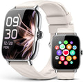 Smart Watches Fitness Tracker for Men Women with Step Counter, Sleep Calorie Monitor, Pedometer, IP68 Waterproof, 120+ Sports for iPhone Android, 1.91” Touchscreen Smartwatch (Casual, Starlight, 1.91)