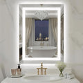24X32 Inch LED Bathroom Mirror with Lights, Frontlit+ Backlit Bathroom Vanity Mirror for Wall, Ultra-Clear Tempered Glass, Shatter-Proof, Anti-Fog and Memory Function, ETL Listed