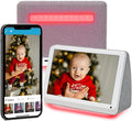 PhotoShare MyLuma LED 7” WiFi Digital Photo Frame with LEDs and Soft Touch Back Panel | Send Photo or Video from Phone to Digital Picture Frame | White Lightning Finish