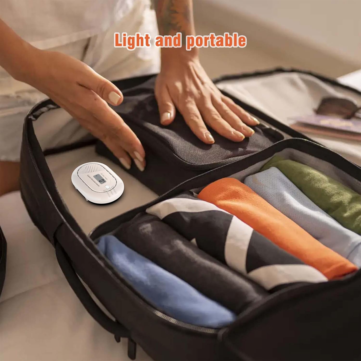 Carbon Monoxide with 10-Year Battery, Digital LCD Portable CO Alarm (2 Piece)